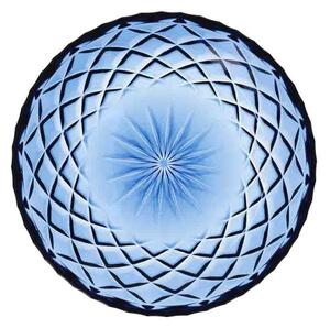 Lyngby Glas Sada skleněných talířů 16 cm (4 ks) Blue