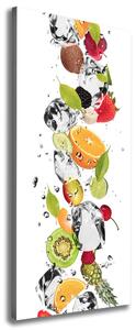 Vertikální Foto obraz canvas Ovoce a voda ocv-52519180