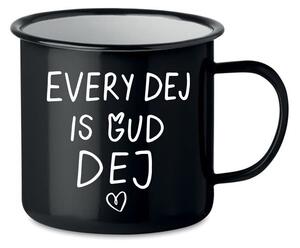 EVERY DEJ IS GUD DEJ - černý plecháček 350 ml