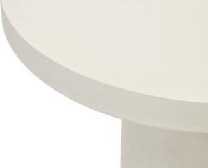 Zahradní kulatý stůl Blava Ø 90 cm bílý