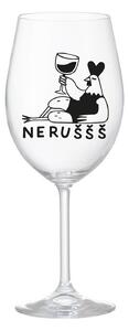 NERUŠŠŠ - čirá sklenice na víno 350 ml