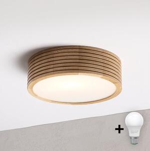 Brilagi - LED Stropní svítidlo CARVALHO MODERN 1xE27/60W/230V pr. 27,5 cm dub
