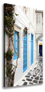 Vertikální Foto obraz na plátně Řecké ulice ocv-52782773