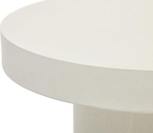 Konferenční stolek Blava Ø 90 cm bílý