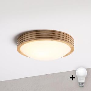 Brilagi - LED Stropní svít. CARVALHO MODERN SLIM 1xE27/60W/230V pr. 27,5 cm dub