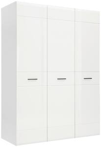 ŠATNÍ SKŘÍŇ S OTOČNÝMI DVEŘMI, bílá, 150/206,2/59,6 cm Hom`in - Šatní skříně