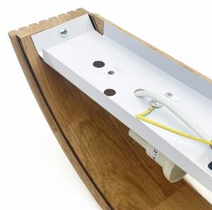 Brilagi - LED Nástěnné svítidlo CARVALHO MODERN 3xE27/60W/230V dub