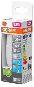 LED Stmívatelná žárovka STICK E27/8,5W/230V 4000K - Osram