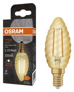 LED Žárovka VINTAGE FILAMENT E14/2,5W/230V 2400K - Osram