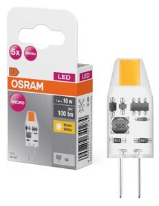 SADA 5x LED Žárovka PIN MICRO G4/1W/12V 2700K - Osram
