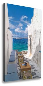 Vertikální Foto obraz na plátně Řecké ulice ocv-53428539