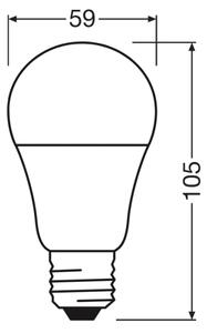 LED Žárovka CLASSIC A60 E27/8W/230V 4000K - Ledvance