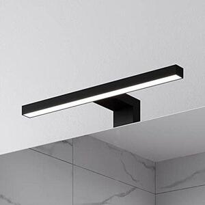 Zrcadlová skříňka do koupelny - nástěnná skříňka se zrcadlem - organizace do koupelny - integrované LED osvětlení - 50 x 65 cm - bílá, lesklá