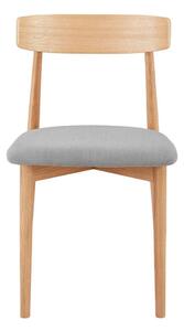 Židle Noah Dubové Dřevo/šedá