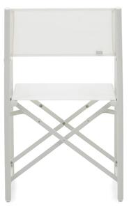 Bílá kovová zahradní židle Llado – Kave Home