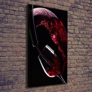 Vertikální Foto obraz na plátně Červené víno ocv-54930015