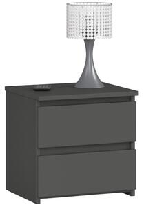 Ak furniture Noční stolek CL2 40 cm grafitově šedý