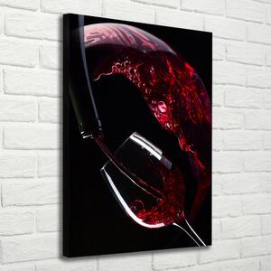 Vertikální Foto obraz na plátně Červené víno ocv-54930015