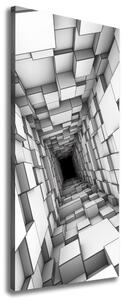 Vertikální Foto obraz na plátně Tunel z krychlí ocv-55216784
