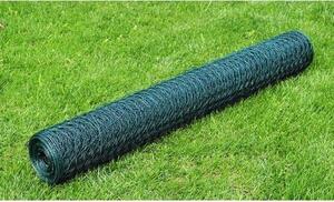 Drát ocelový, pozinkovaný s PVC povlakem, zelený, rozměry 25 × 1 metr – ideální pro oplocení a ochranu – produkt s vysokou kvalitou služeb