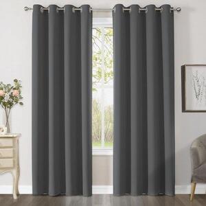 Zatemňovací závěsy s termální izolací - Závěsy s poutky - Zvuková izolace - Měkké - Odolné - Ochrana proti chladu