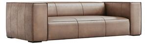 Světle hnědá kožená pohovka 227 cm Madame – Windsor & Co Sofas