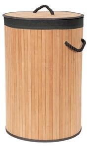 Bambusový koš na prádlo v přírodní barvě 70 l Bamboo – Compactor