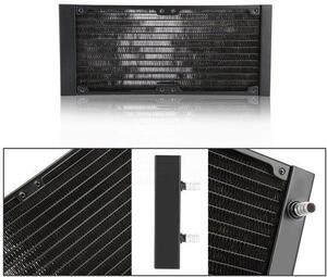 Radiátor s 12 trubicemi – Rychlý odvod tepla – Komponent chlazení počítače – Systémy vodního chlazení – Výměník tepla – Zlepšené ventilační vlastnosti – Vodní chladič