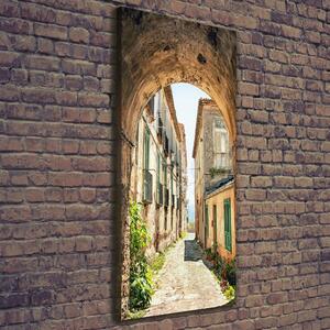 Vertikální Foto obraz na plátně Italské uličky ocv-57322267