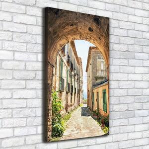 Vertikální Foto obraz na plátně Italské uličky ocv-57322267