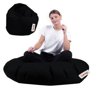 Hanah Home Zahradní sedací vak Lyzi 100x20 cm/ 65x65 cm černý
