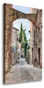 Vertikální Foto obraz na plátně Italské uličky ocv-57773115