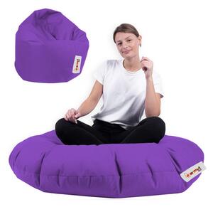 Hanah Home Zahradní sedací vak Lyzi 100x20 cm/ 65x65 cm fialový