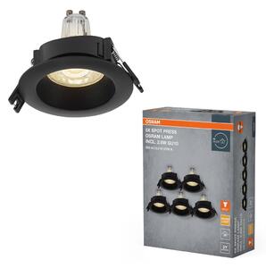 LED bodové svítidlo, zapuštěné, 2.6W, Černé