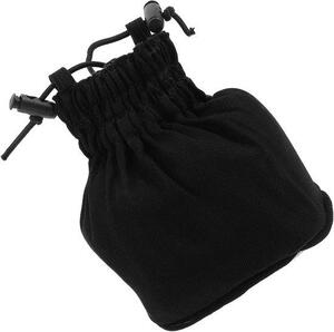 Difuzér pro fén, skládací - difuzér z plátna - pro styling vlnitých vlasů - univerzální velikost - 10 x 12 x 10 cm - černý
