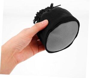 Difuzér pro fén, skládací - difuzér z plátna - pro styling vlnitých vlasů - univerzální velikost - 10 x 12 x 10 cm - černý
