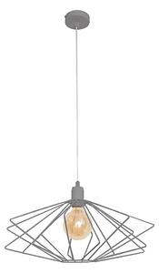 Lustr SATURN 1xE27/15W/230V šedá
