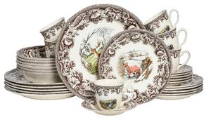 KOMBINOVANÁ SOUPRAVA, 30dílné, pórovina Creatable - Online Only nádobí, Online Only