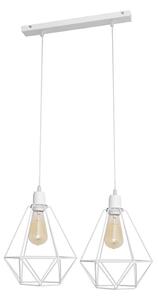 Lustr KARO 2xE27/15W/230V bílá