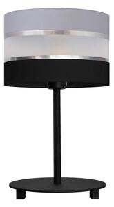 Stolní lampa HELEN 1xE27/15W/230V černá/šedá/stříbrná
