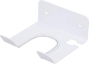 Držák na fén – Organizér do koupelny – Konstrukce z nerezové oceli – 15x13x6 cm – Bílá barva