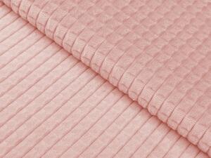 Biante Dekorační povlak na polštář Minky kostky MKK-003 Pudrově růžový 50 x 70 cm