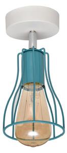 Přisazený lustr TUBE II 1xE27/15W/230V tyrkysová