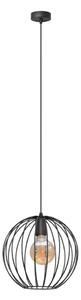 Lustr na lanku MERCURE 1xE27/15W/230V pr. 30 cm černá
