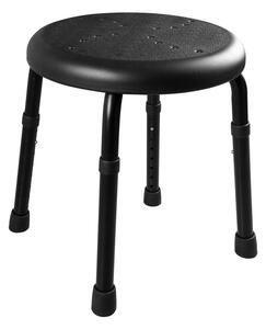 Ridder Stolička s nastavitelnou výškou, matná černá, nosnost 150 KG, A170110
