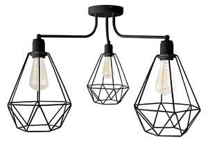 Lustr KARO 3xE27/15W/230V černá