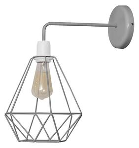 Nástěnné svítidlo KARO 1xE27/15W/230V šedá