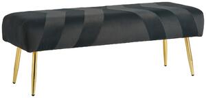 TABURETOVÁ LAVICE, kov, textil, kompozitní dřevo, 110/41/43 cm MID.YOU - Online Only lavice, Online Only