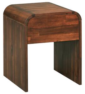 Noční stolek 41,5 x 42 x 52 cm z masivního akáciového dřeva