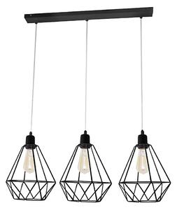 Lustr KARO 3xE27/15W/230V černá